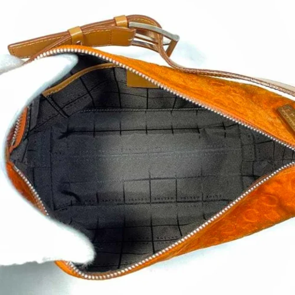 Celine Vintage Pre-owned Leather celine-bags Orange Dames
