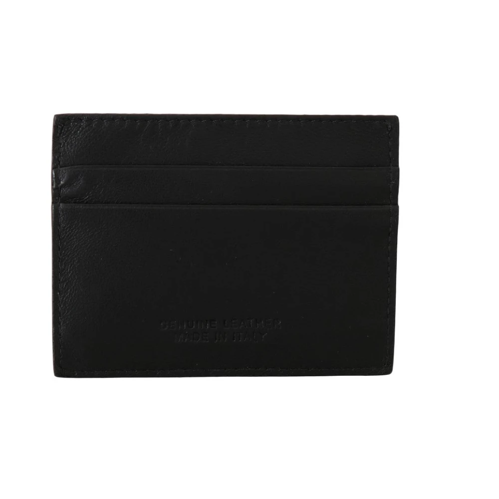 Billionaire Exclusieve Zwarte Leren Portemonnee Black Unisex