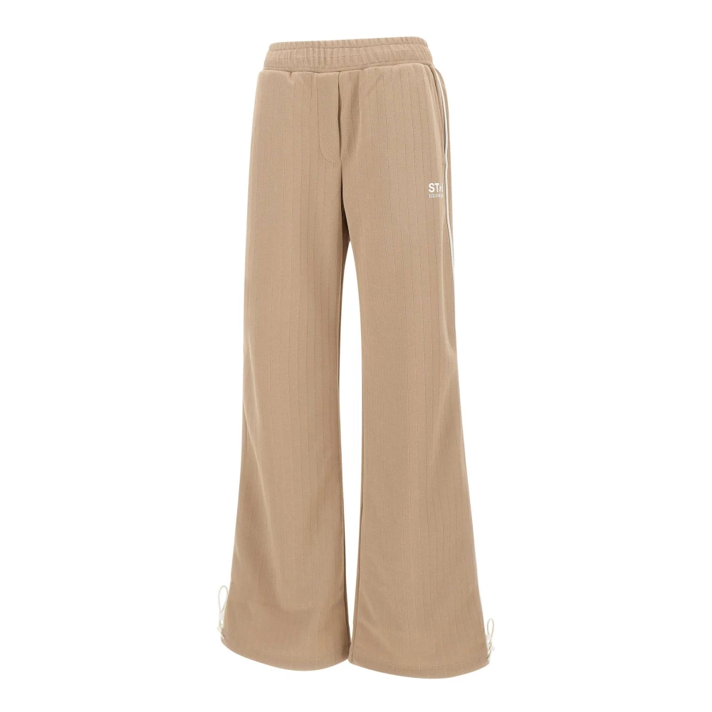 Golden Goose Stijlvolle Beige Polyester Joggers Beige Dames