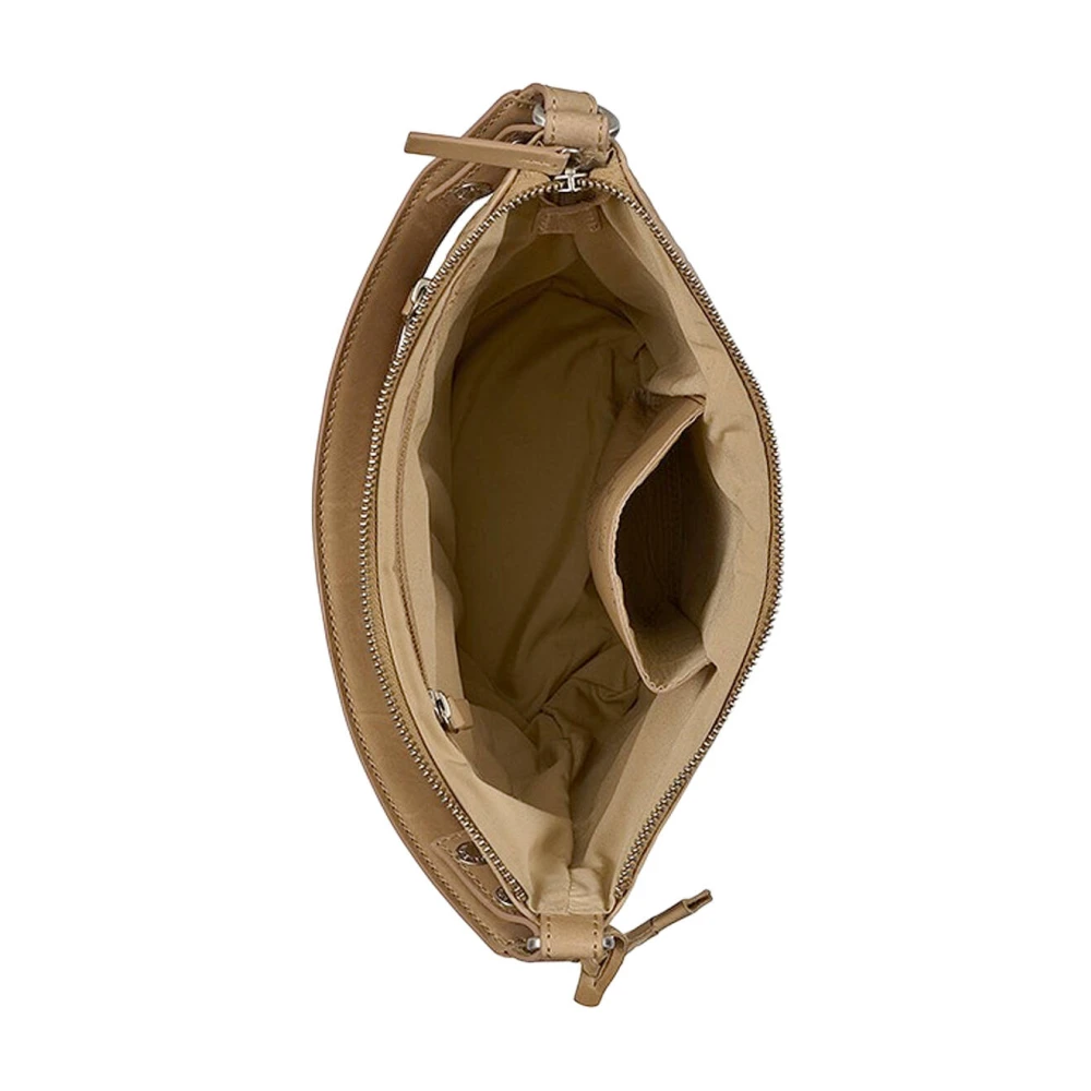 Burkely Klassieke Leren Tas Beige Dames