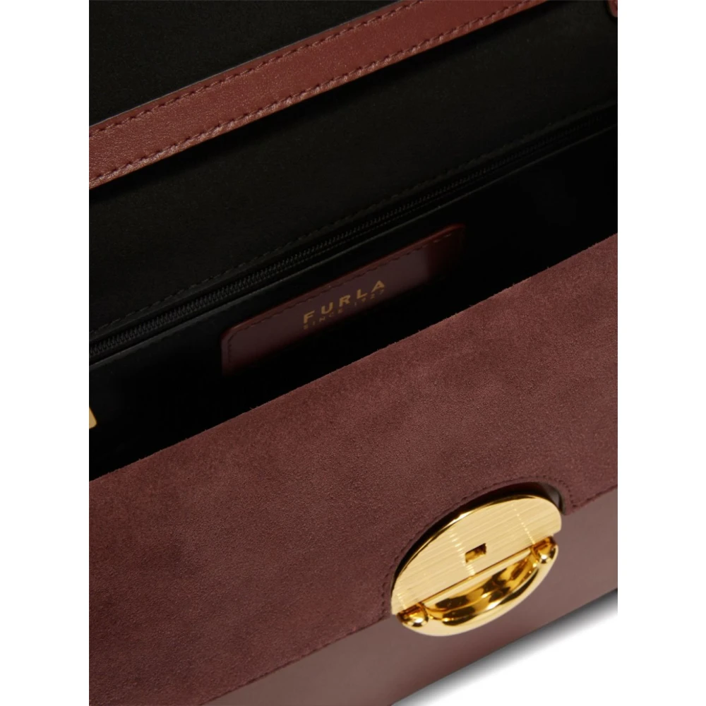 Furla Rode Schoudertas met Overslag Red Dames