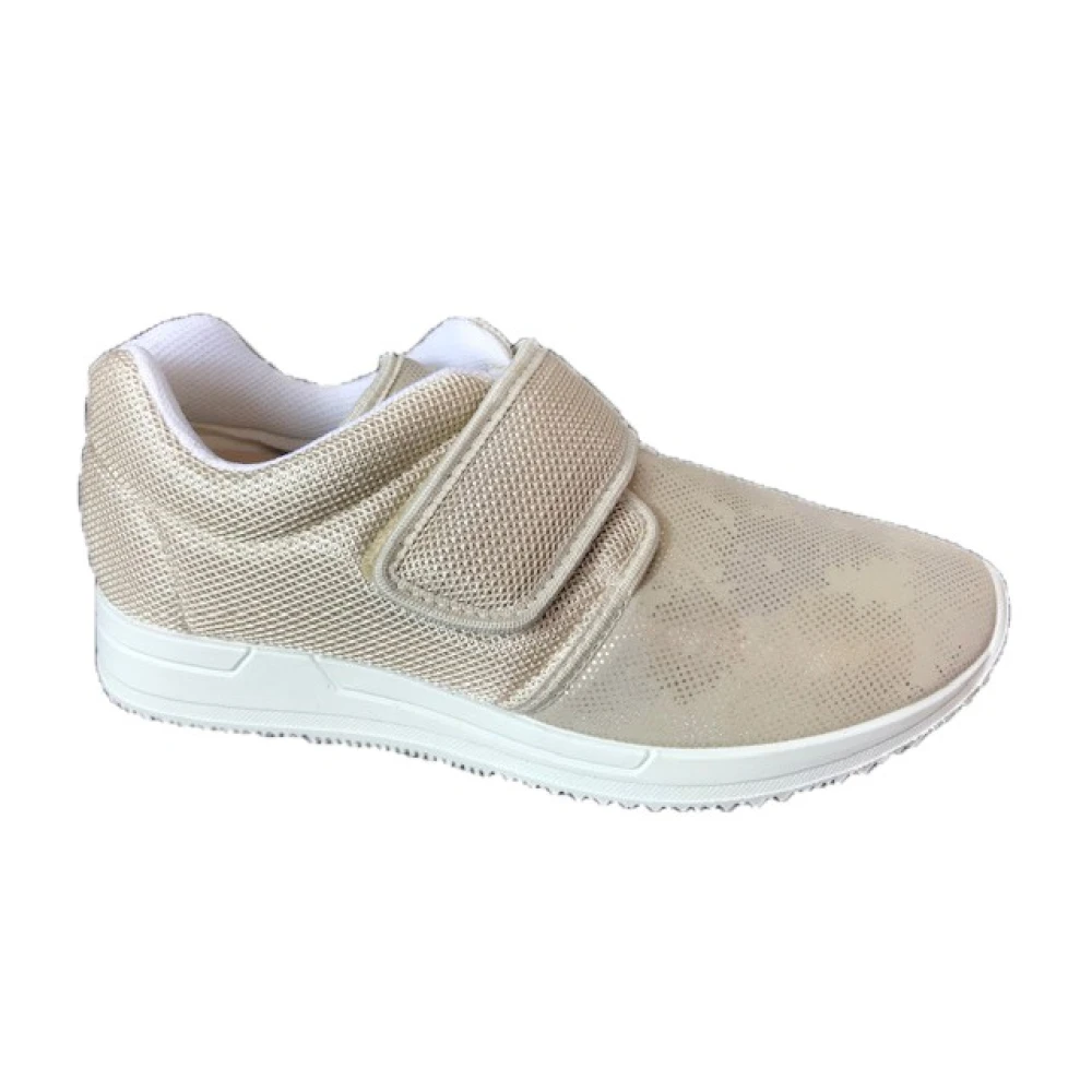 Fischer Schoenen klittenbandschoen Dames Schoenen Beige