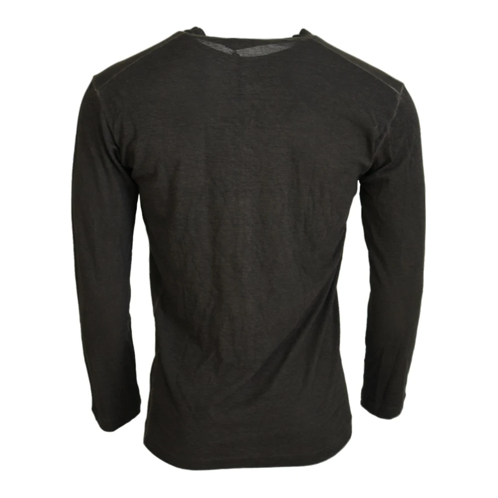 Dsquared2 Katoen Linnen Pullover Trui Grijs Gray Heren
