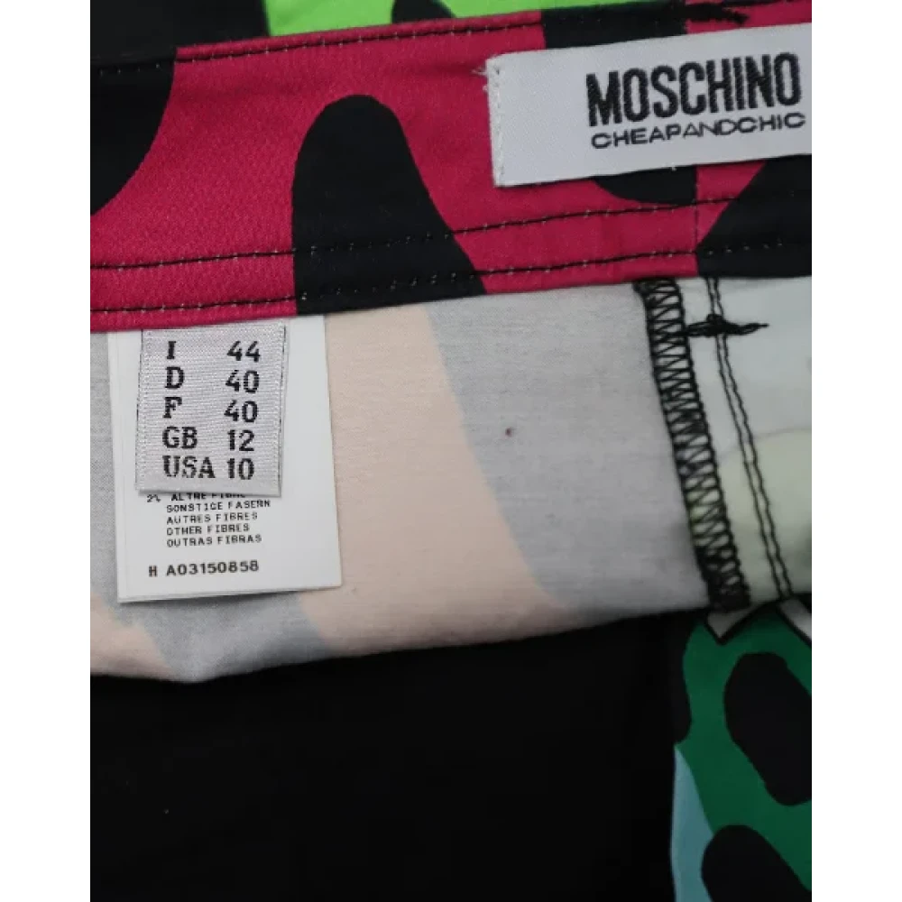 Moschino Pre-Owned Pre-owned Cotton bottoms Multicolor Dames
