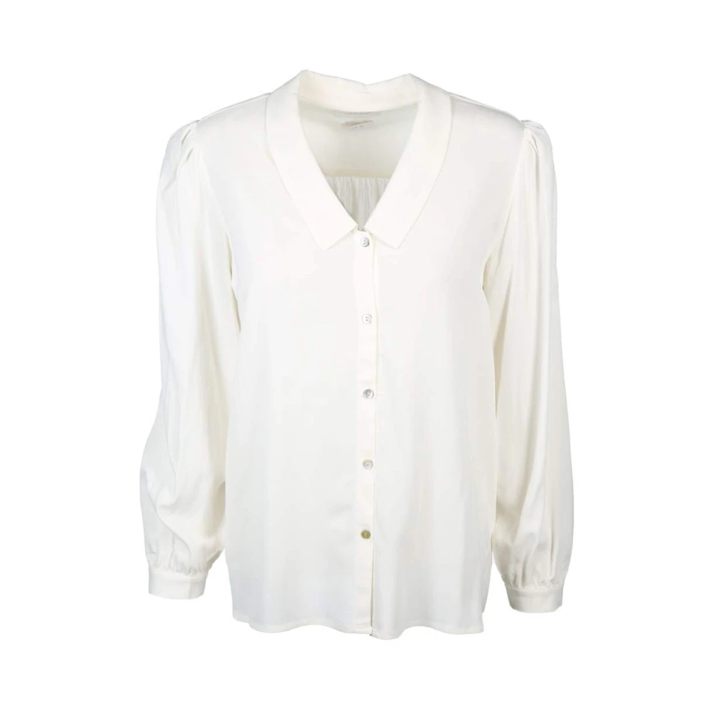 Rich & Royal Lange mouw blouses voor vrouwen White Dames