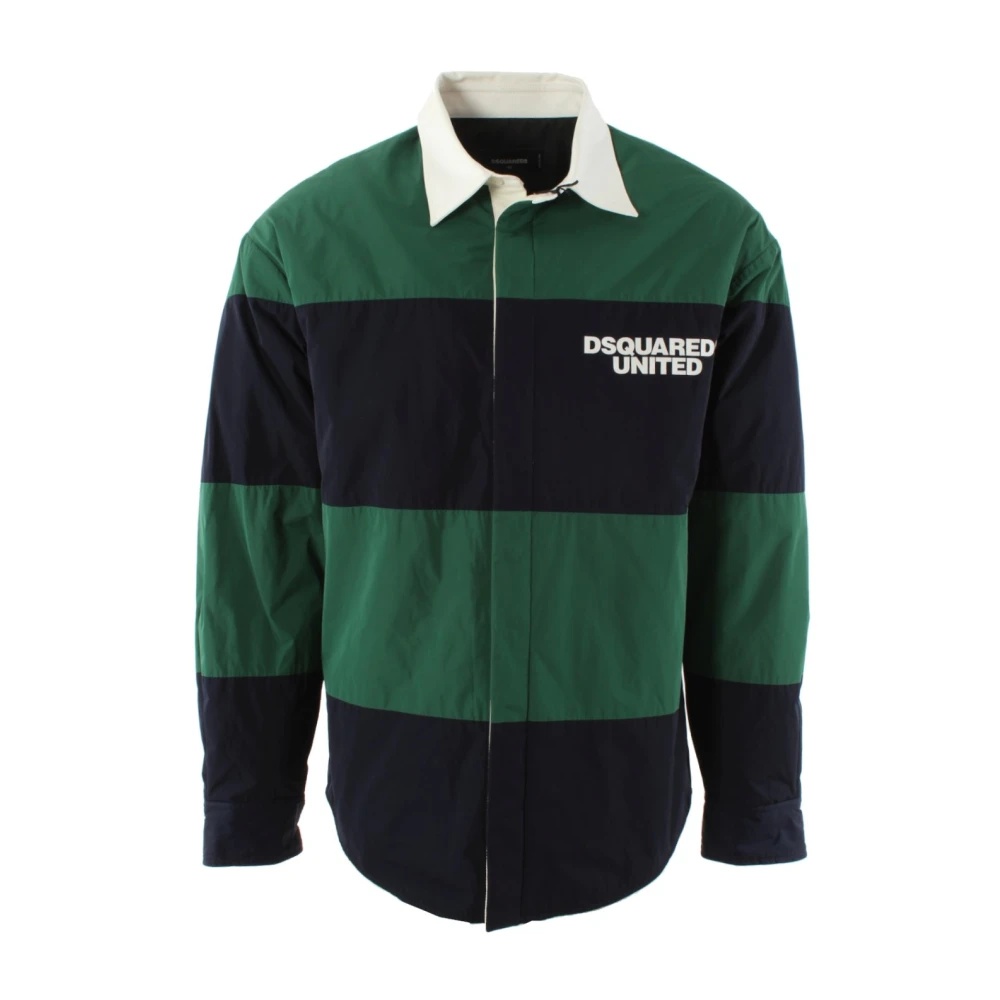 Dsquared2 Men's Green Casual Shirts, M, Casual Shirt