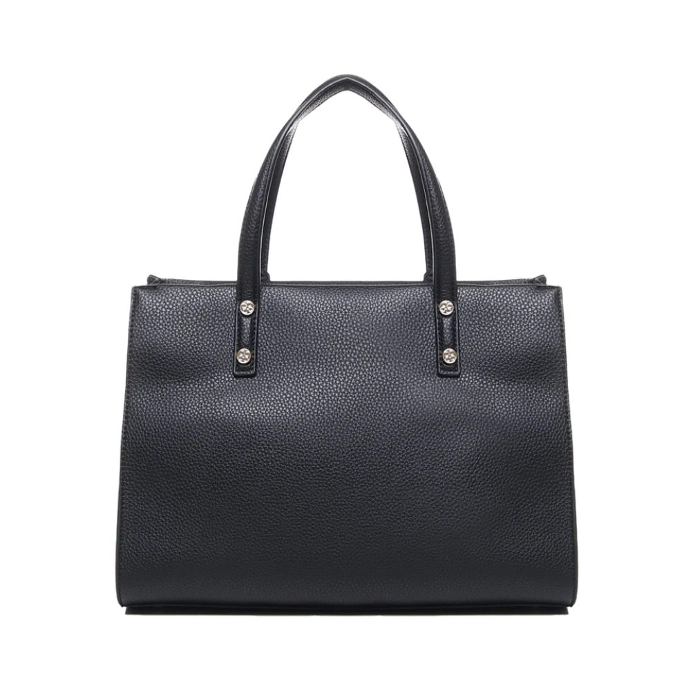 V73 Ecoleather Zwarte Tas met Verstelbare Band Black Dames