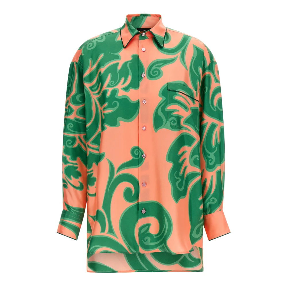 Etro Women's Multicolor Floral Printed Silk Shirt - Shirts - Xs - Blouses & Shirts