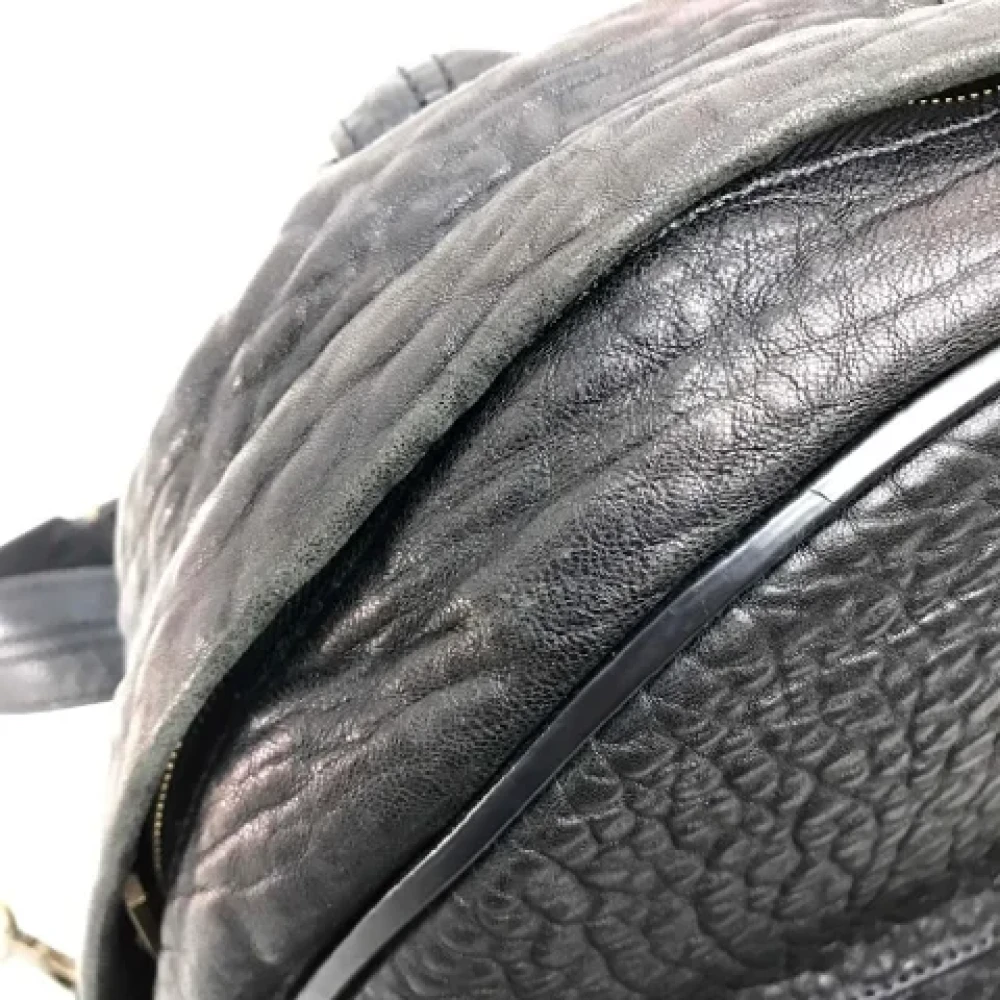 Alexander Wang Pre-owned Leather shoulder-bags Black Unisex