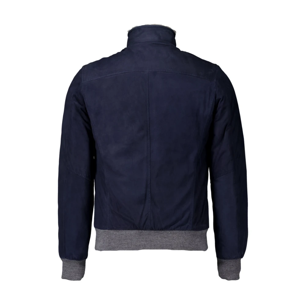 Barba Napoli Wolfjassen in Donkerblauw Blue Heren