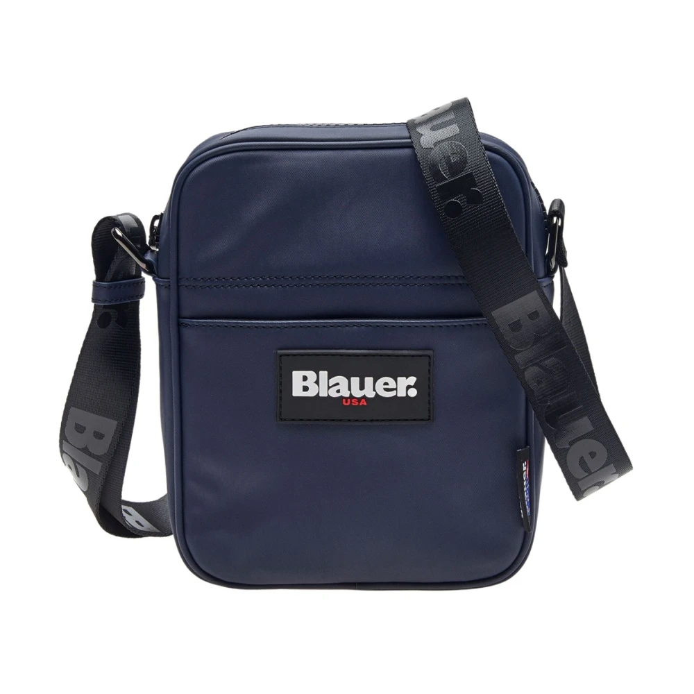 Blauer Blue Coated Crossbody Bag - Male - Cross Body Messenger - One Size - Bags