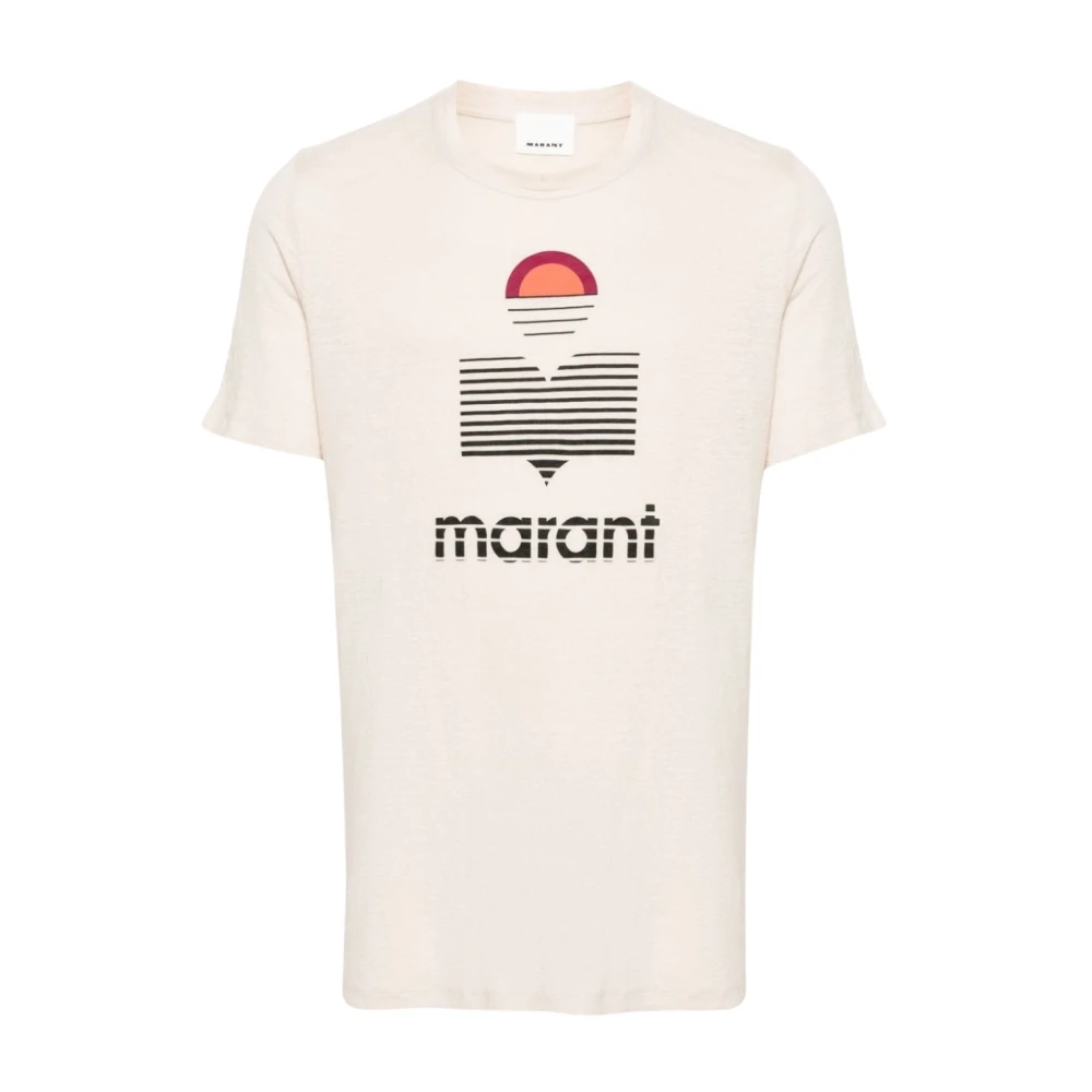 Isabel marant Karman TEE 23Ec T-Shirts Beige Heren