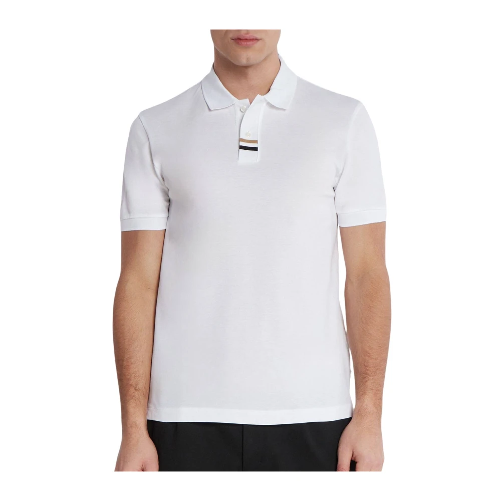 Boss Stijlvolle Parlay Polo Shirt White Heren