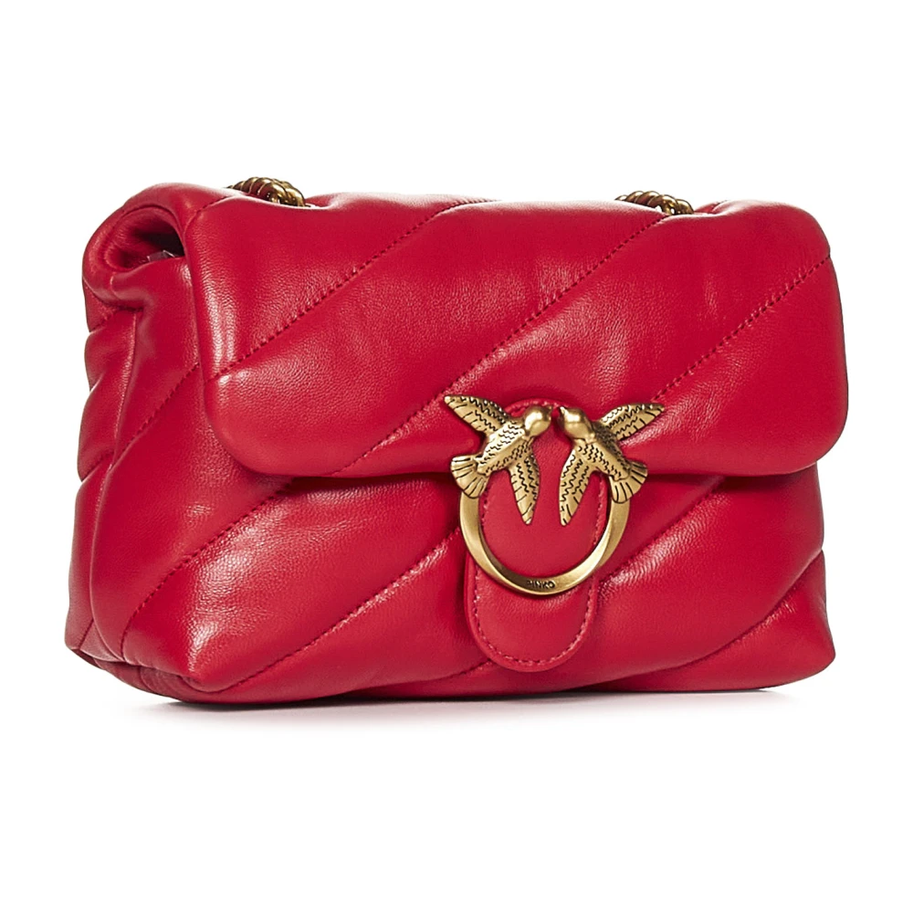 pinko Rode Love Birds Schoudertas Red Dames