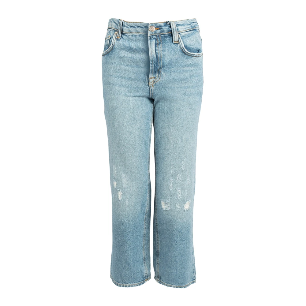 Liu Jo Donna Blu Jeans Flare Color Vino