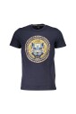 t-shirt-en-coton-bleu-avec-imprime