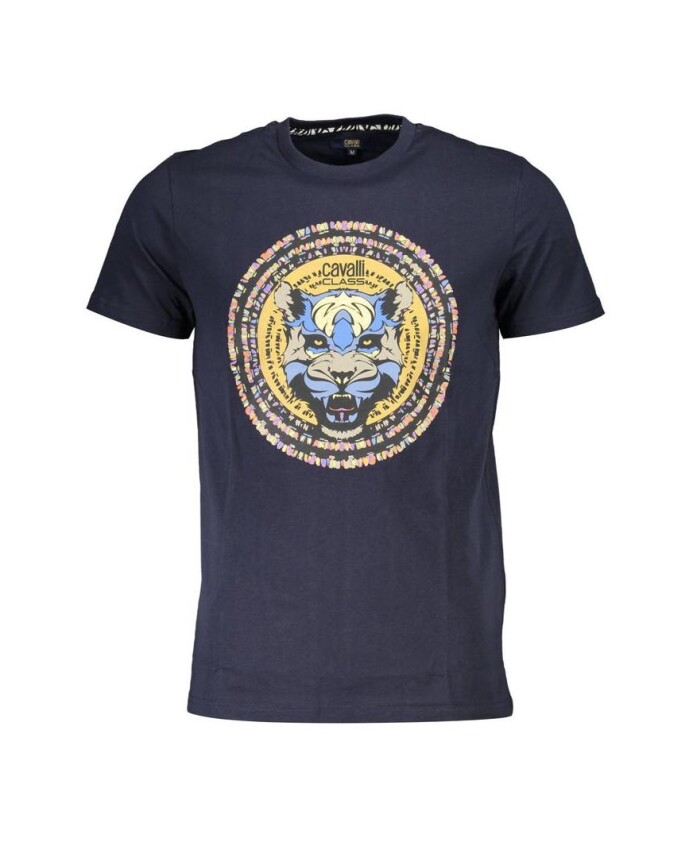 t-shirt-en-coton-bleu-avec-imprime