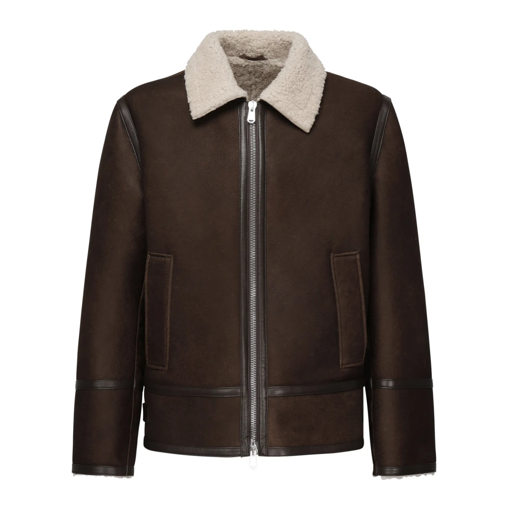 Jackets > Leather Jackets - - Dondup - Modalova