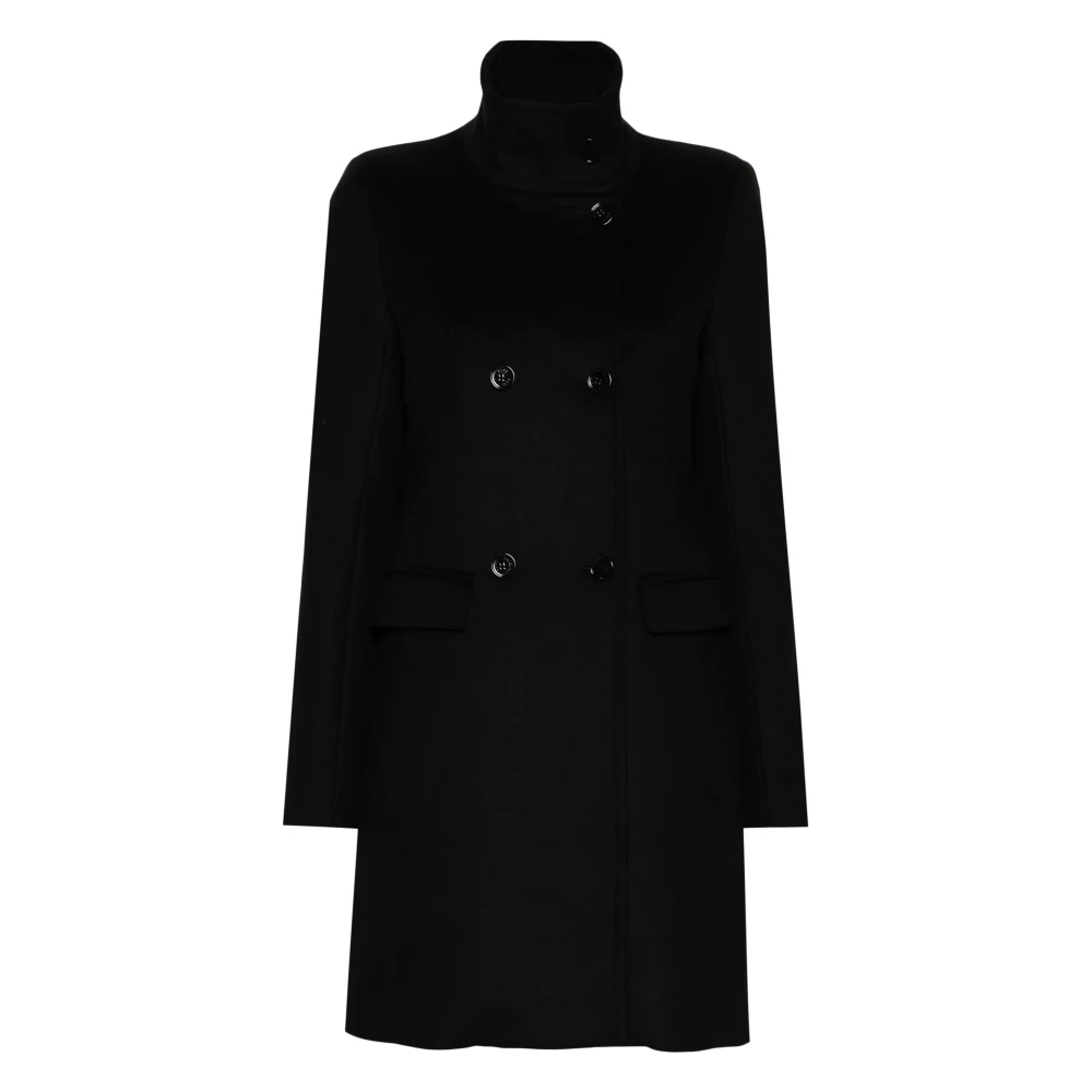 PATRIZIA PEPE Dubbel-Borst Jas Stijl 2O0168A171 Black Dames
