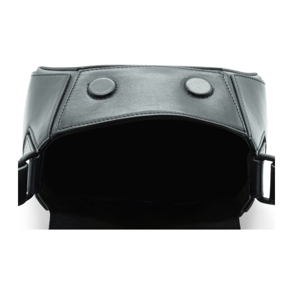 Vic Matié Hexagon Schoudertas in Zwart Black Dames