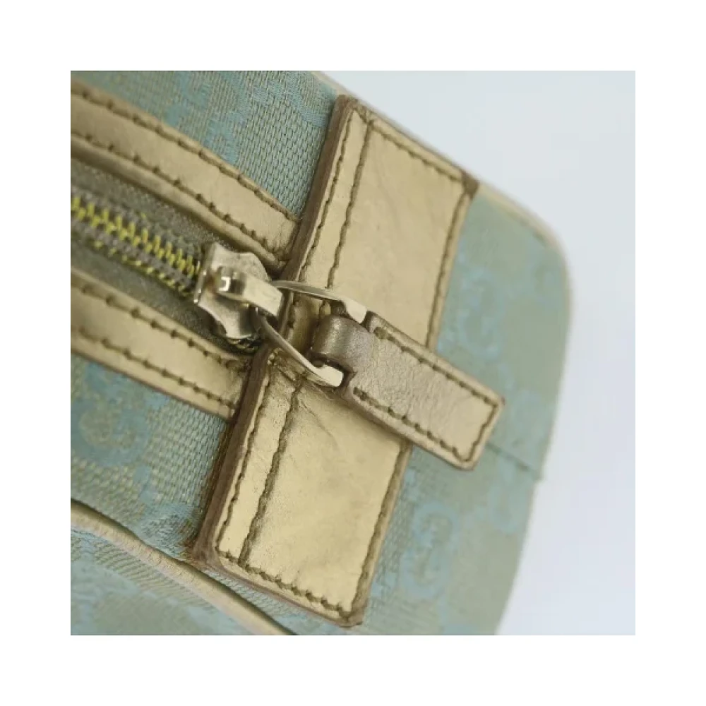 Gucci Vintage Pre-owned Canvas handbags Blue Dames