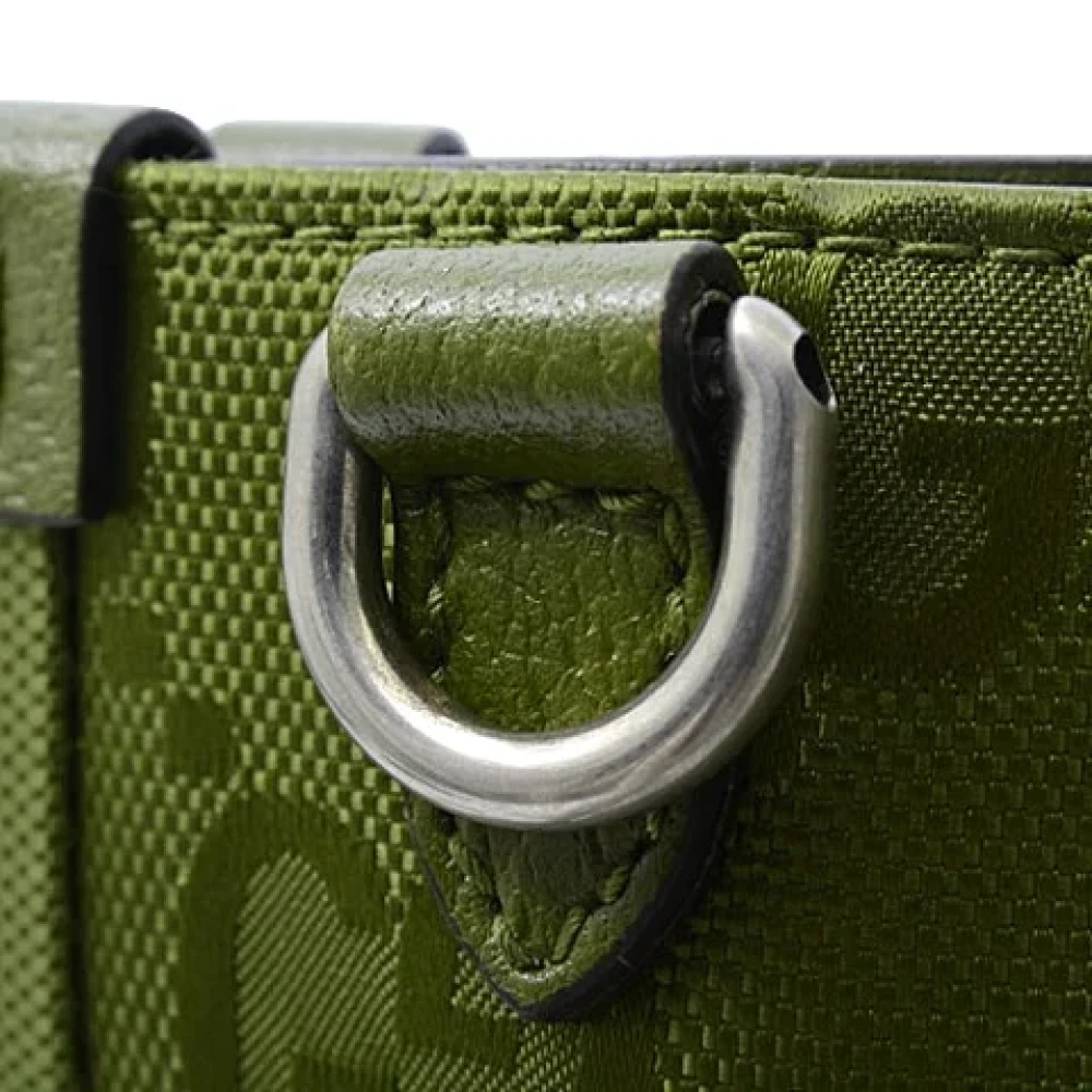 Gucci Vintage Pre-owned Canvas gucci-bags Green Dames