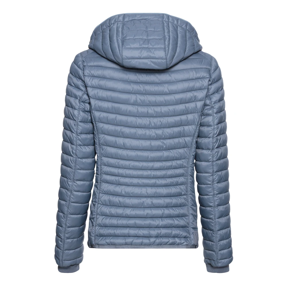 camel active Lichte gerecyclede polyamide gewatteerde jas Blue Dames