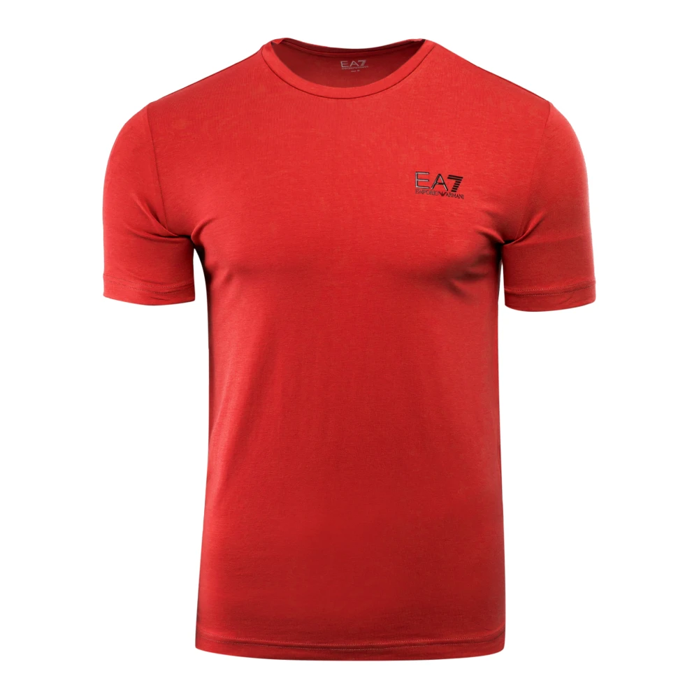 Emporio Armani EA7 Rood Heren T-shirt EA7 Stijl Red Heren