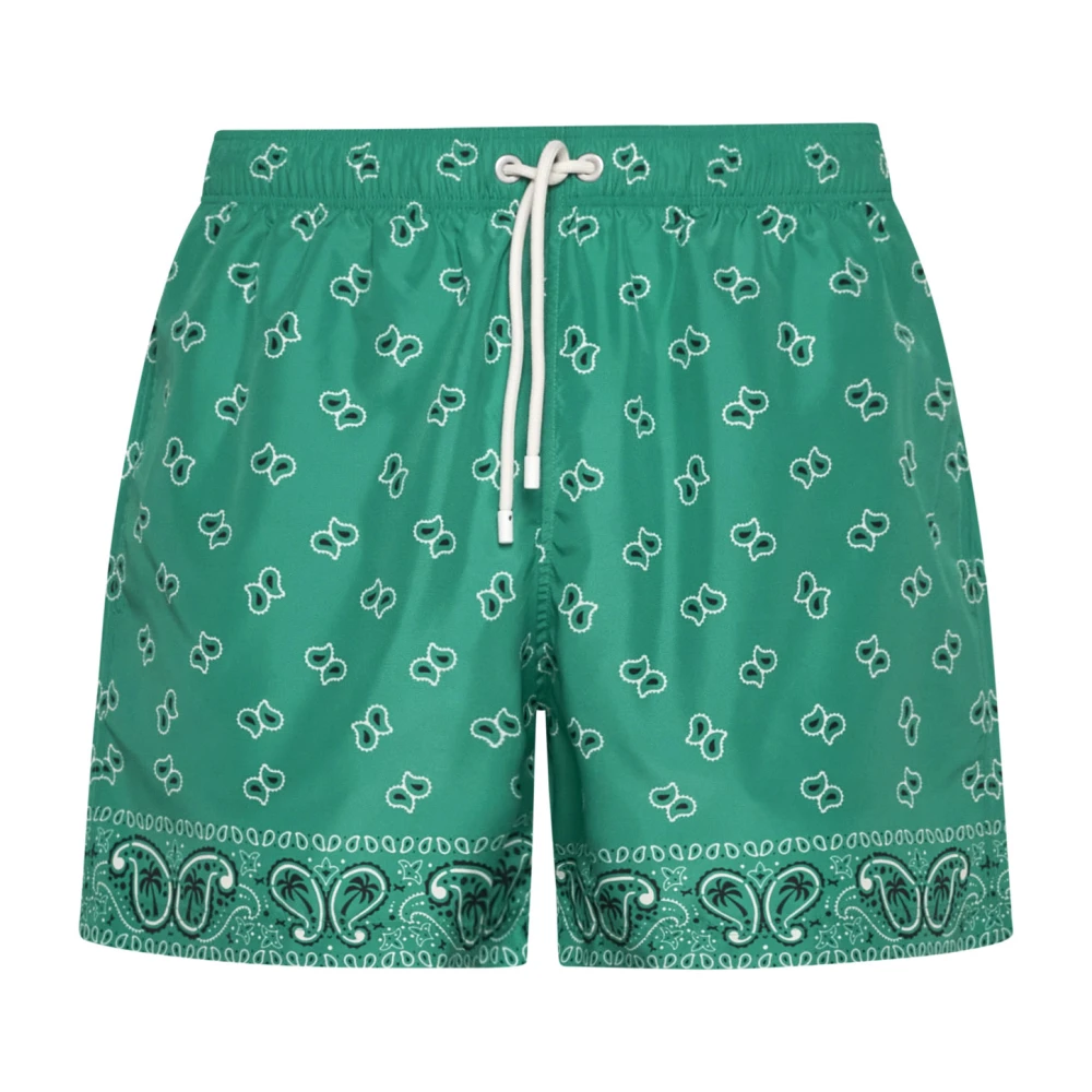 Palm Angels Paisley Print Zwemshorts Multicolor Heren
