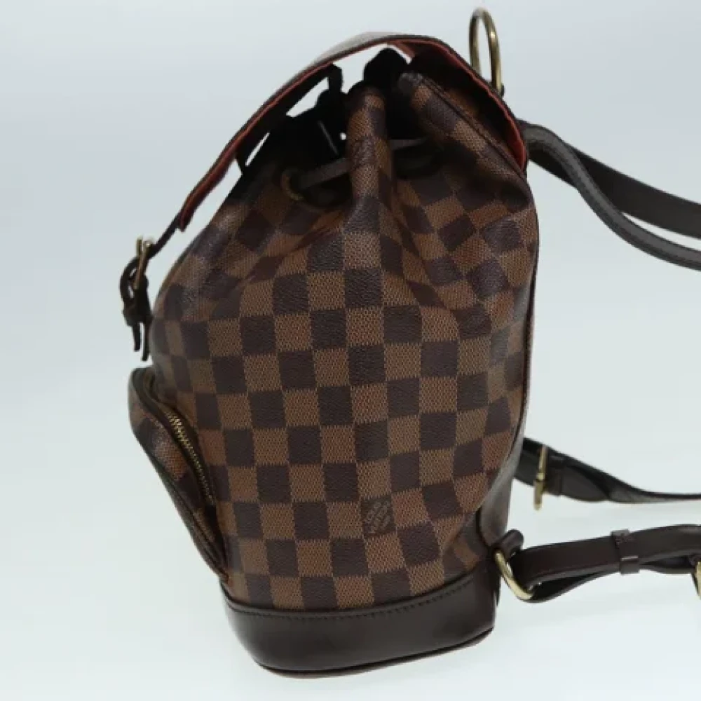 Louis Vuitton Vintage Pre-owned Canvas backpacks Brown Dames
