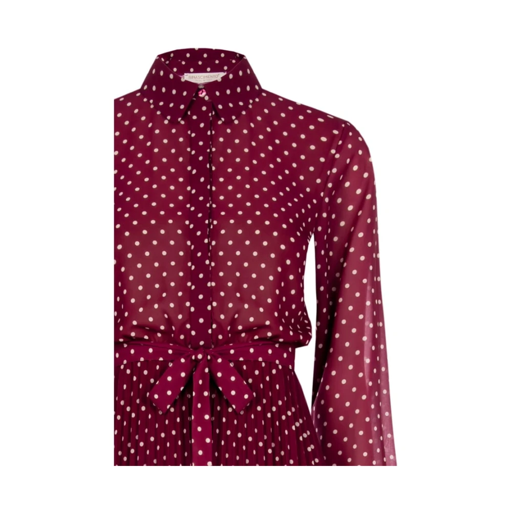 RINASCIMENTO Winter Jurk Collectie 2024 25 Red Dames