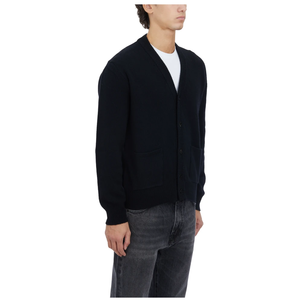 Seven Gauge Lana Cardigan Black Heren