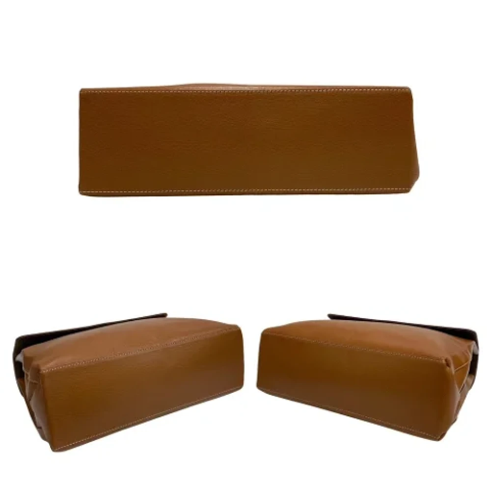 Loewe Pre-owned Fabric handbags Brown Dames