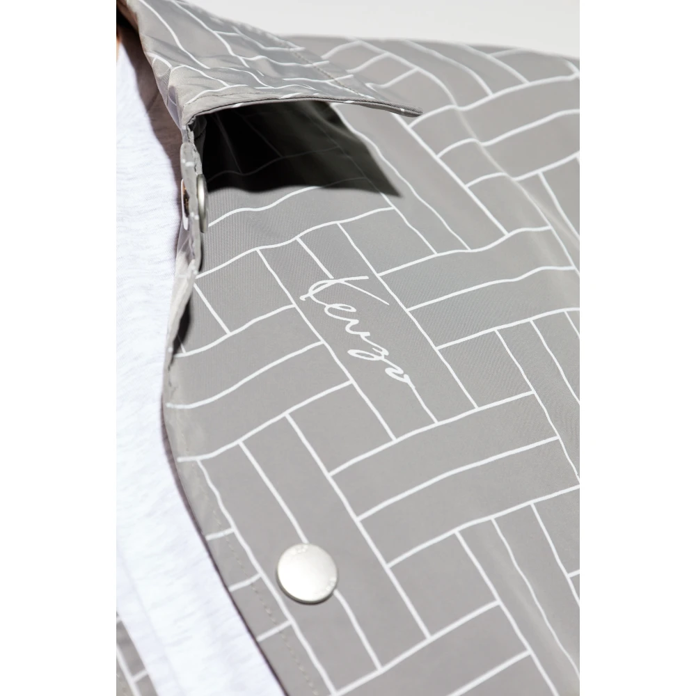Kenzo Jas met kraag Gray Heren