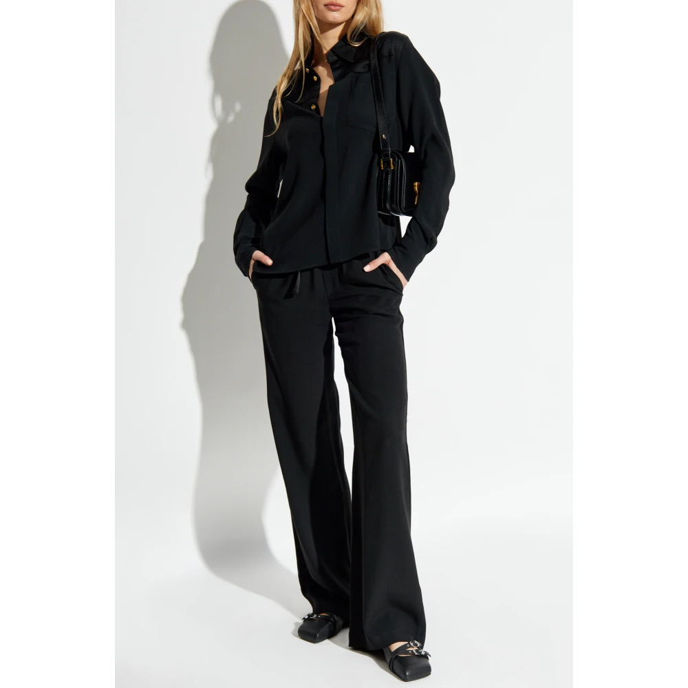 Ami Paris Overhemd met zak Black Dames