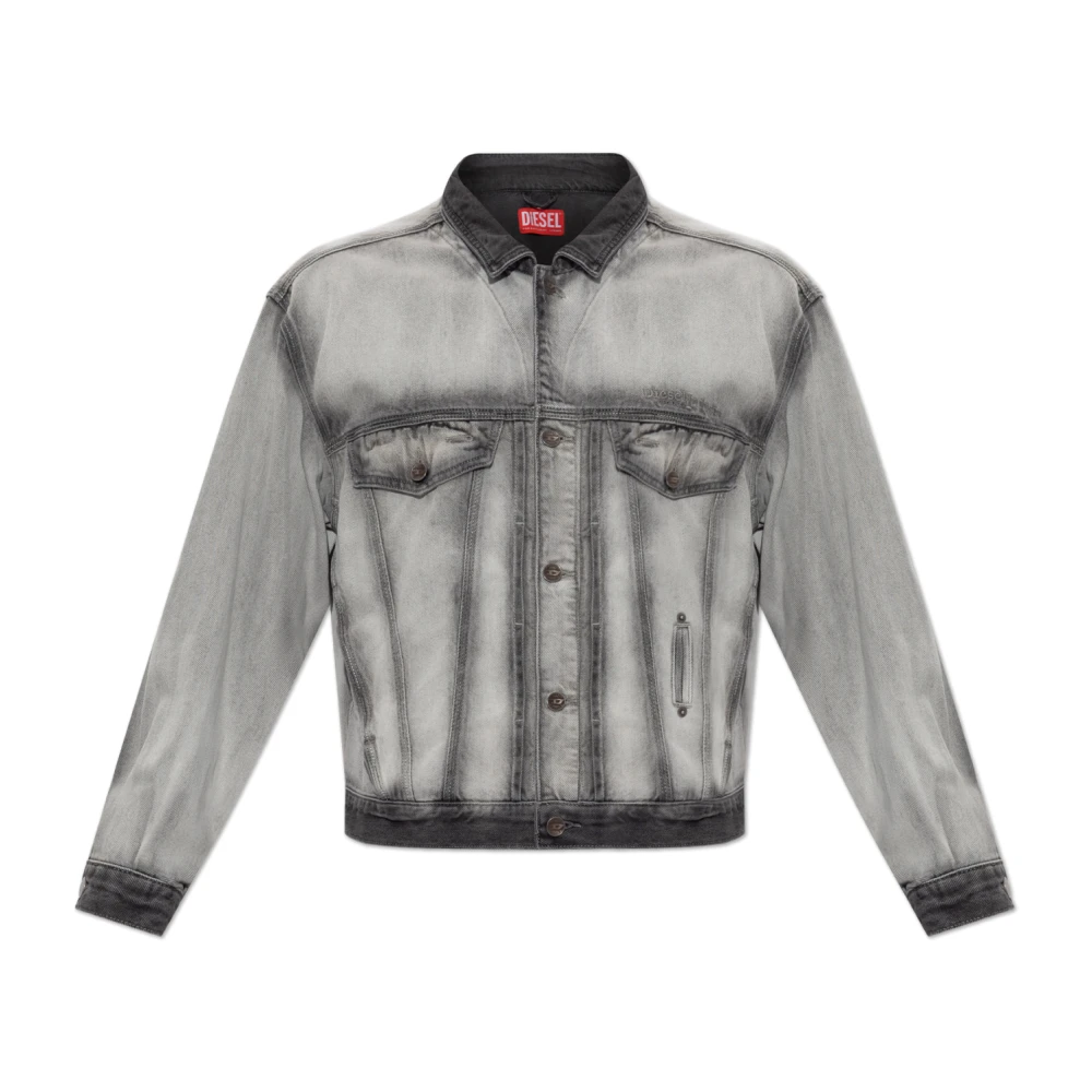 Diesel Unisex Grigio - D-Denver-Fsi Trucker Jacket - Jackets - S
