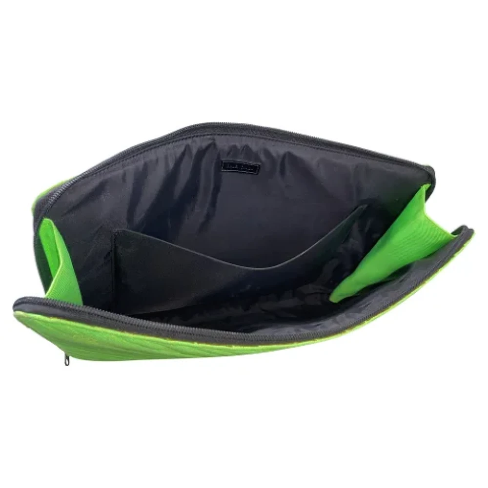 Balenciaga Vintage Pre-owned Nylon clutches Green Heren