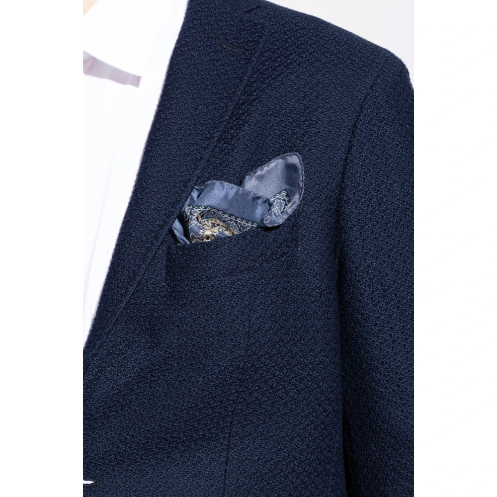ETRO Zijden pochet Blue Heren