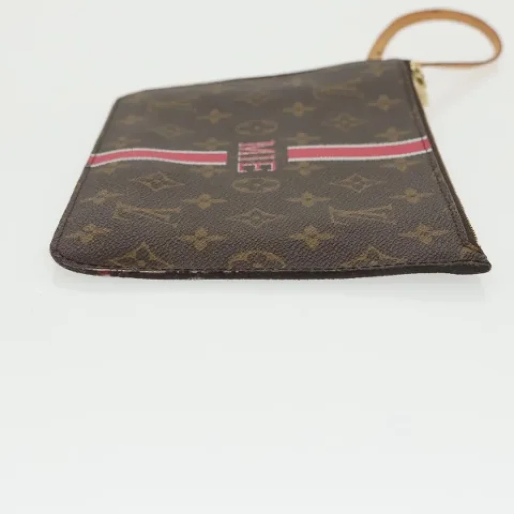 Louis Vuitton Vintage Pre-owned Canvas pouches Brown Dames