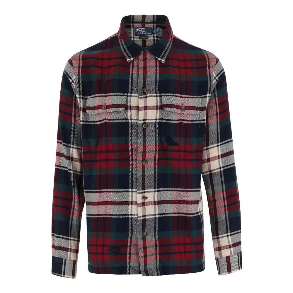 Polo Ralph Lauren Rode Overhemd Collectie Multicolor Heren