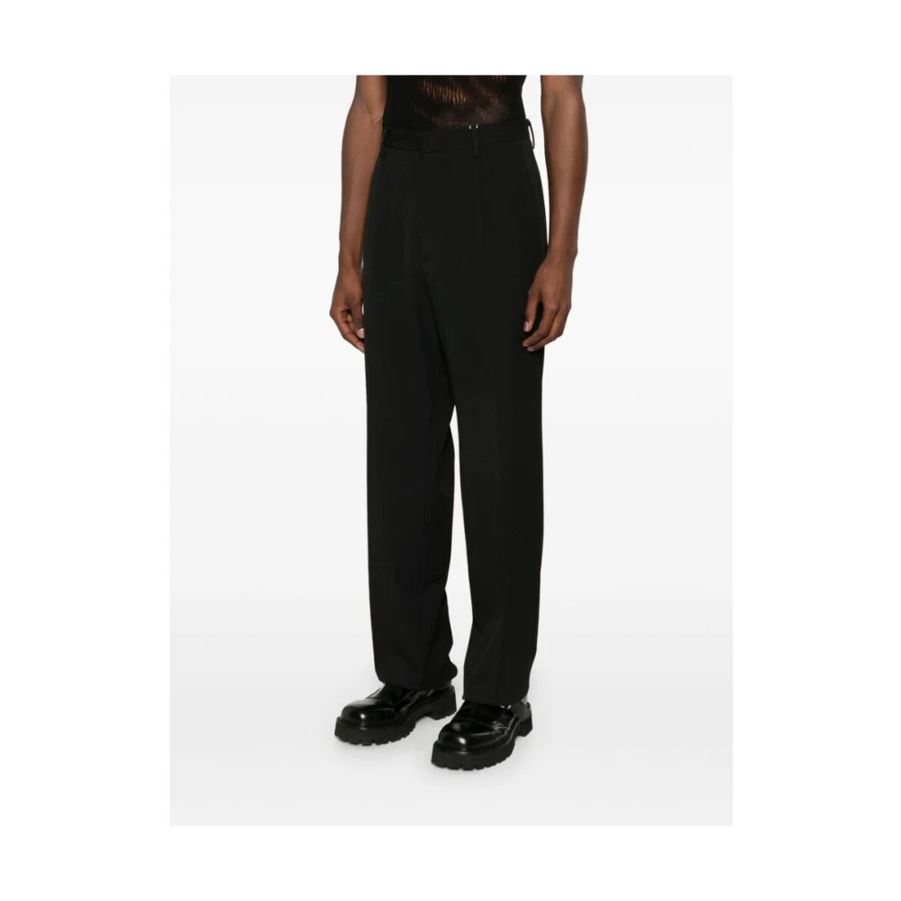 MM6 Maison Margiela Zwarte Twill Weefsel Broek Black Heren
