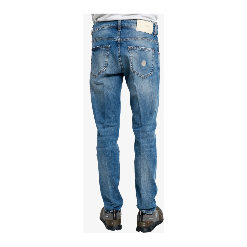 Don The Fuller Denim Five-Pocket Wijde Pijp Jeans Blue Heren