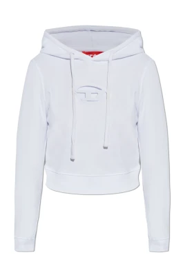 Hoodie med utskuren Oval D-logga