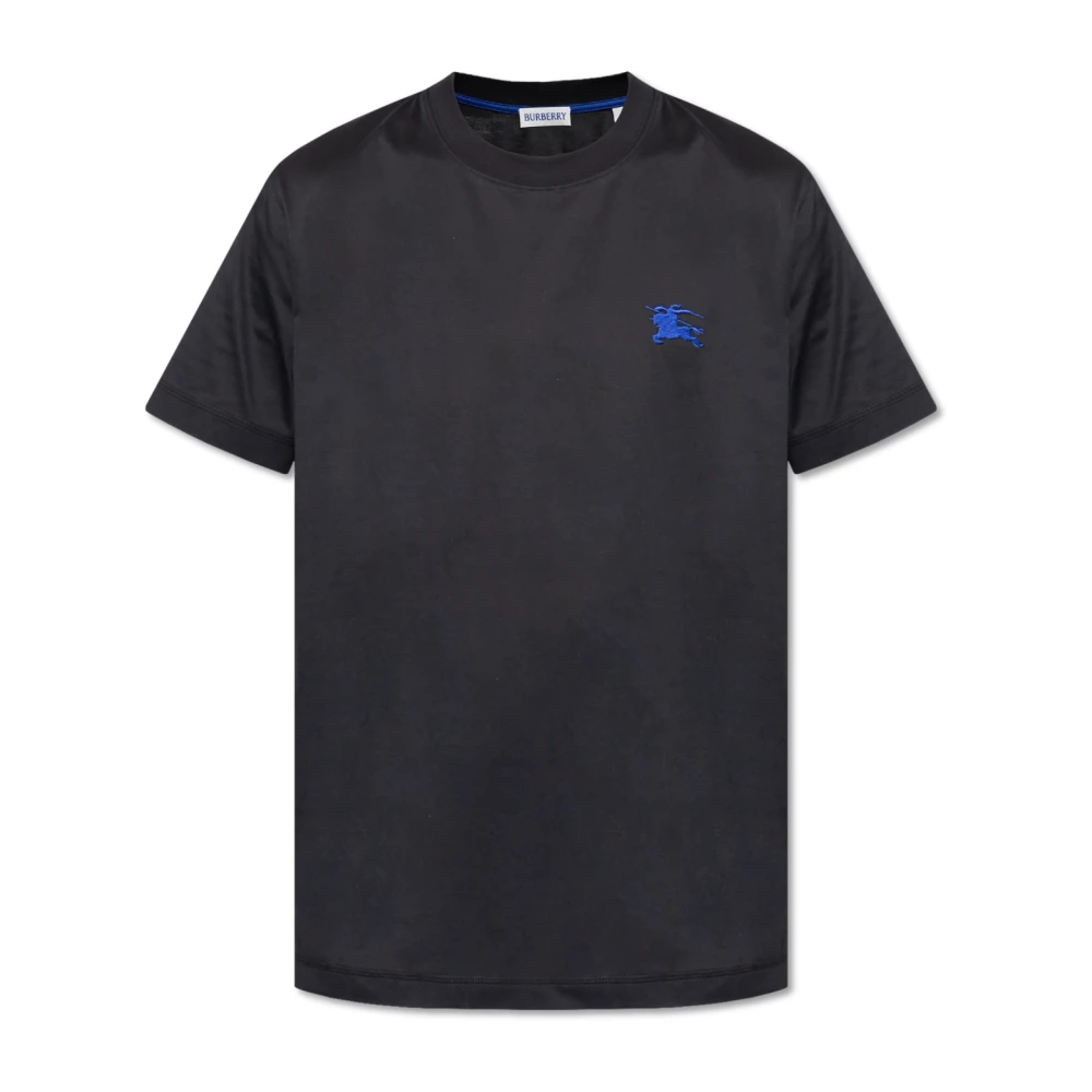 Burberry T-shirt met geborduurd logo Blue Heren