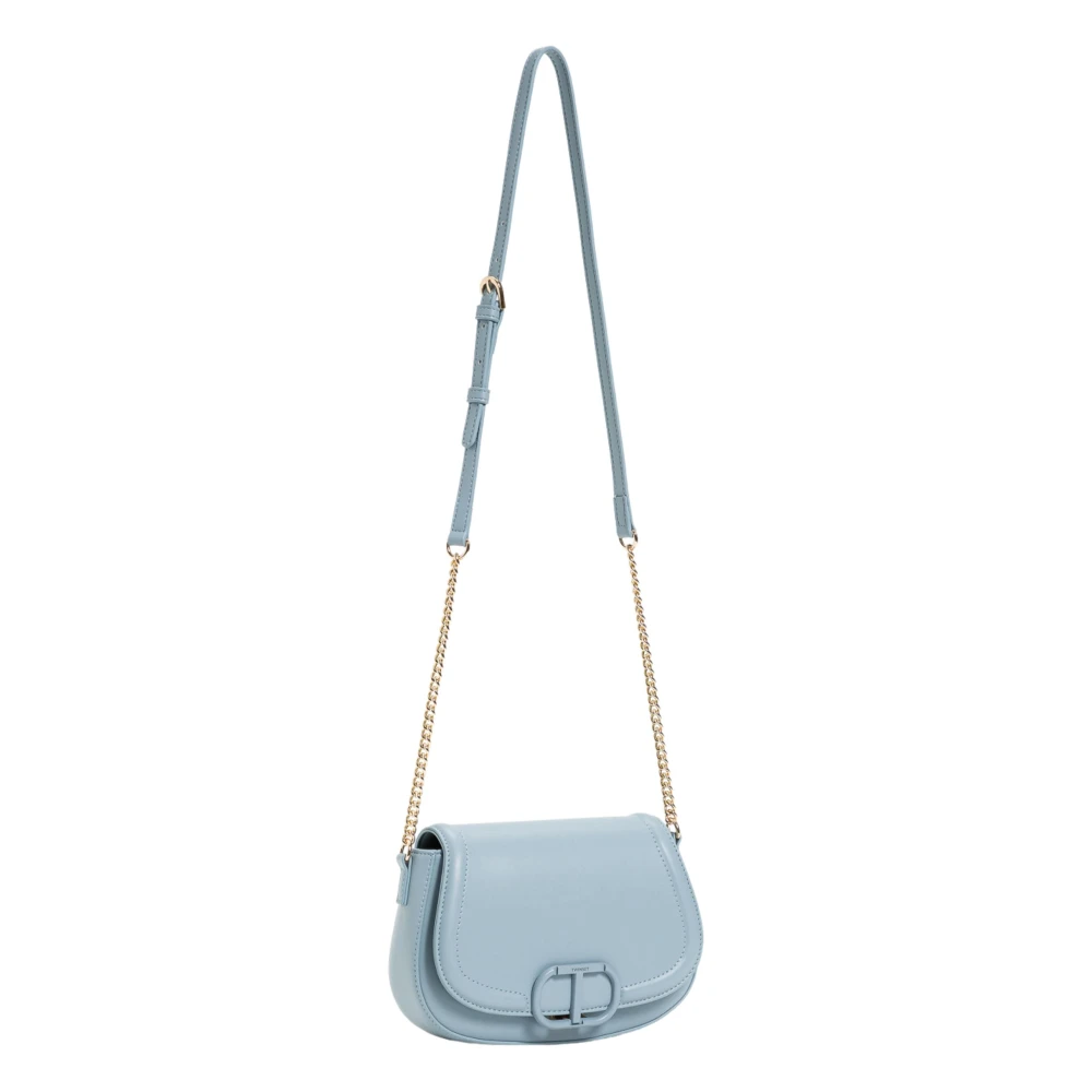 Twinset Lichtblauwe Crossbody Tas Brera Stijl Blue Dames