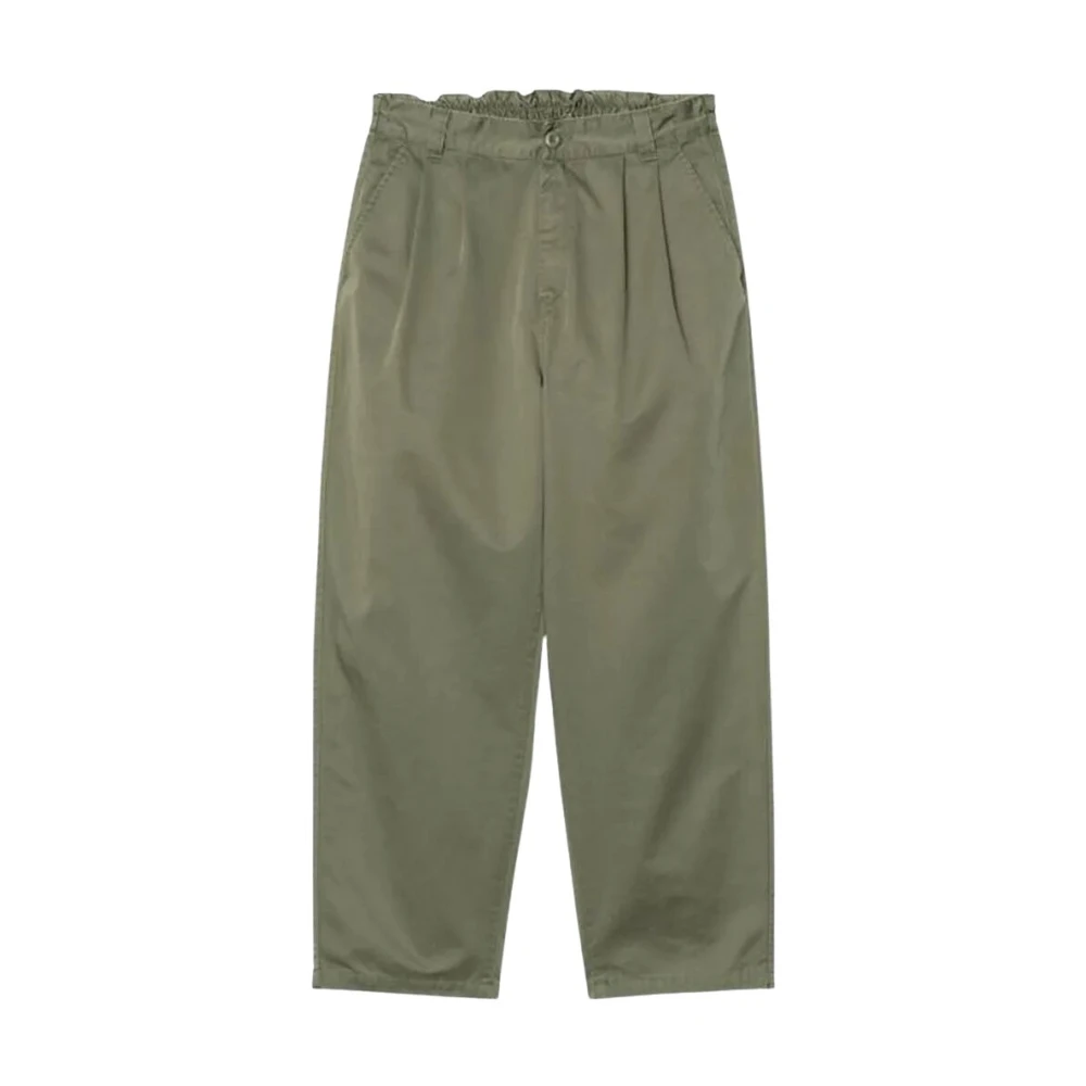 Carhartt Wip Men's Green Wide Trousers, M, Marv Pant