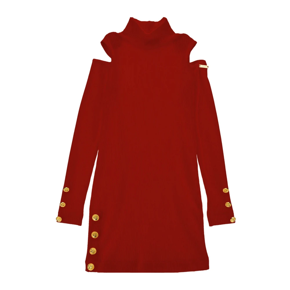 Monnalisa Girls Red Dresses, 15 Y, Viscose Dress