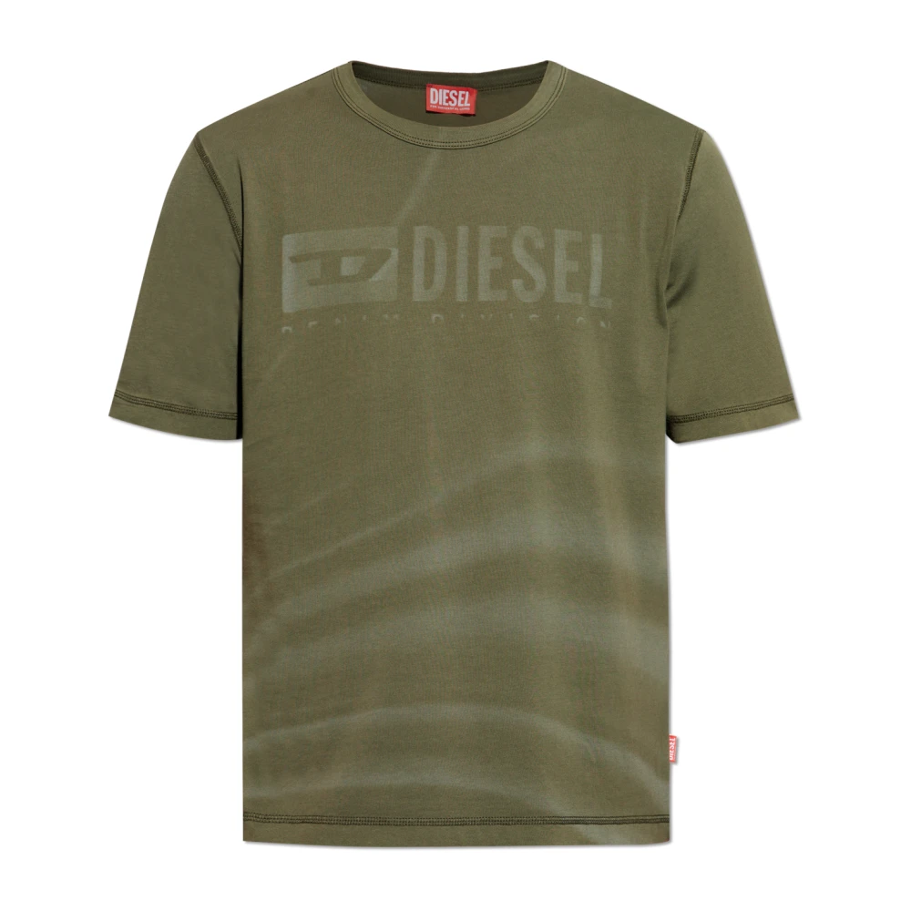 Diesel - Tops > T-Shirts - Green - Diesel - Modalova