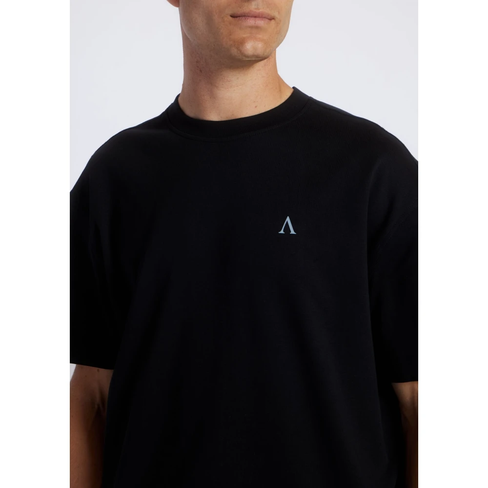 Aeden Zee Zwart T-shirt Stijlvol Black Heren