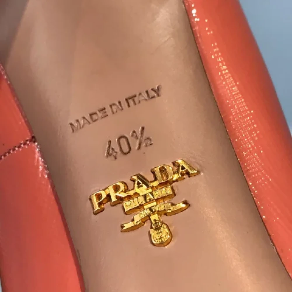 Prada Vintage Pre-owned Leather heels Pink Dames